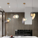 Nordic glass pendant light for minimalist restaurants