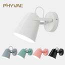 applique murale led nordique macaron phyval pour chevet