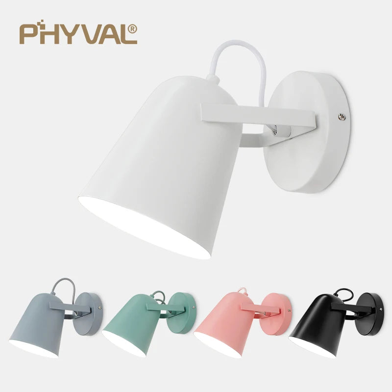applique murale led nordique macaron phyval pour chevet - vue 11 sur 11