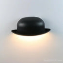 applique murale extérieure led nordique design chapeau de paille