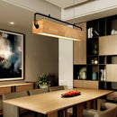 lampes suspendues nordiques en bois led modernes