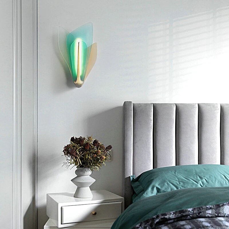 Applique murale de chevet tout en cuivre