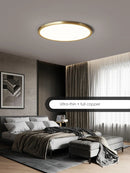 Modern minimalist decorative copper ceiling light