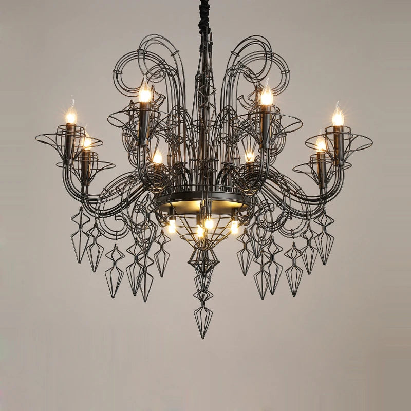 lustre design baroque pour un éclairage élégant et moderne