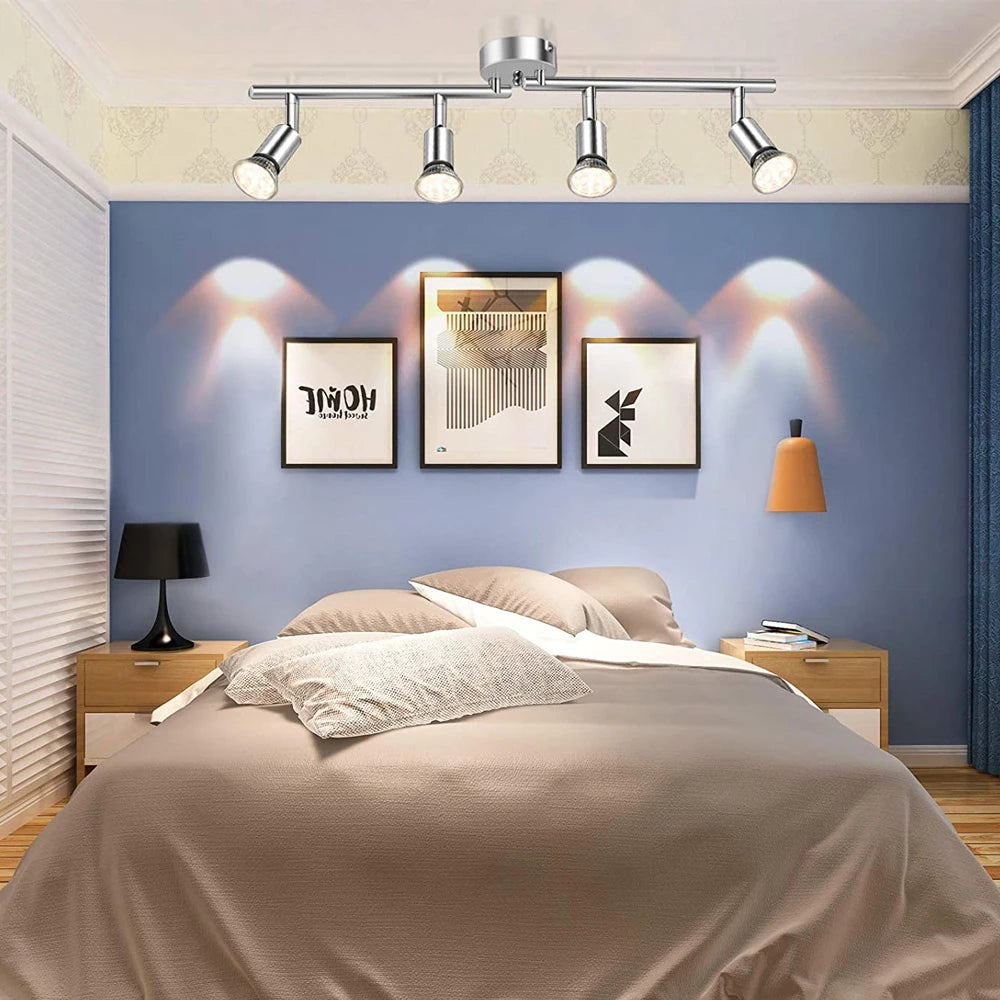 spot led rotatif angle réglable support de lampe - vue 6 sur 8