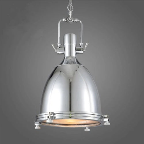 Suspension industriel Vintage en verre E27