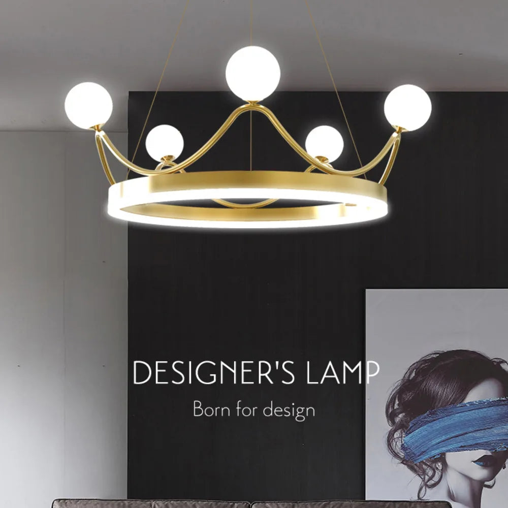 Winfordo – plafonnier LED suspendu au design moderne - vue 7 sur 11