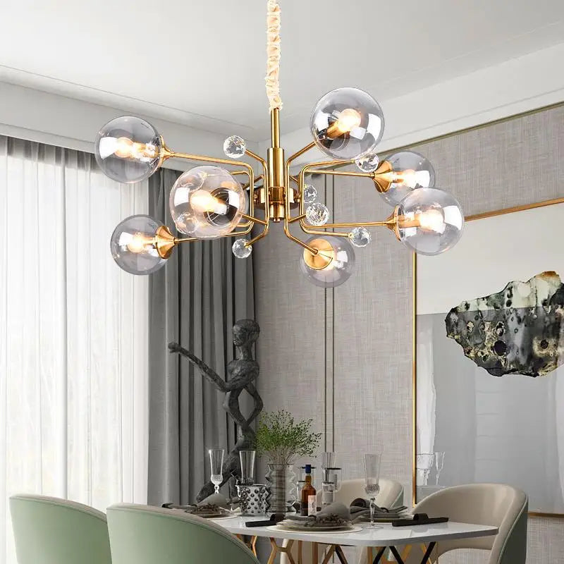 suspension nordique en verre transparent pour intérieur réglable - vue 4 sur 18