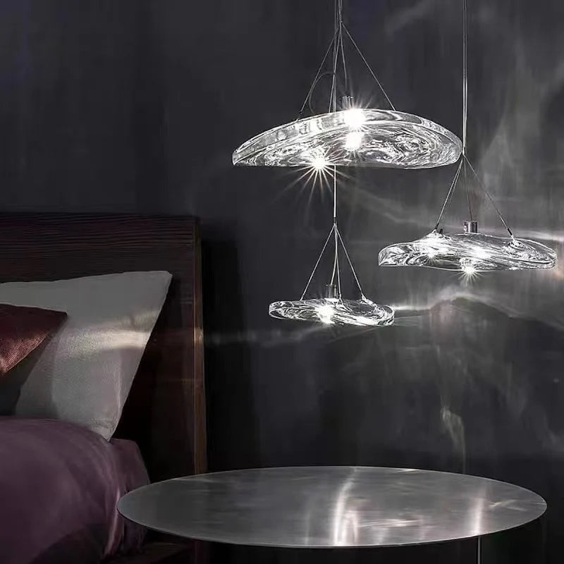 lustre italien design pour restaurant bar et magasin d'habillement - vue 3 sur 6