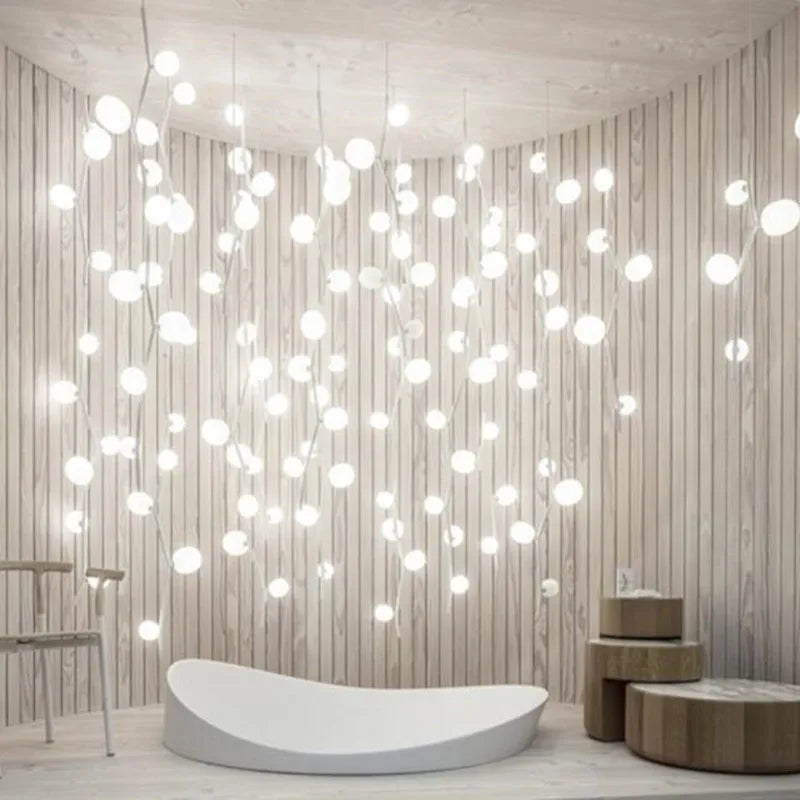 lustre nordique pour éclairage décoratif et ambiance chaleureuse