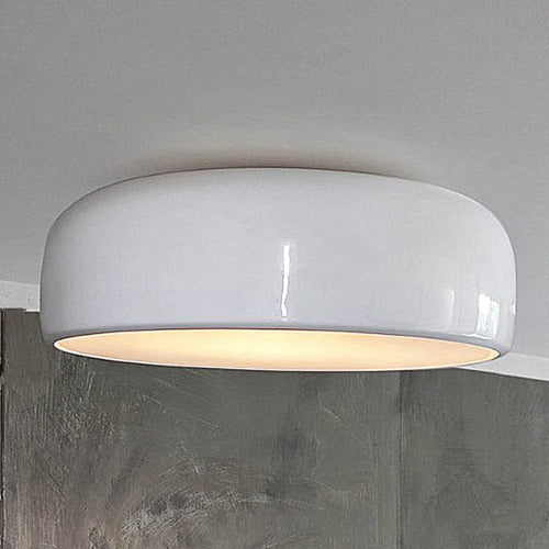 plafonnier led rond design smithfield en aluminium style scandinave hôtel