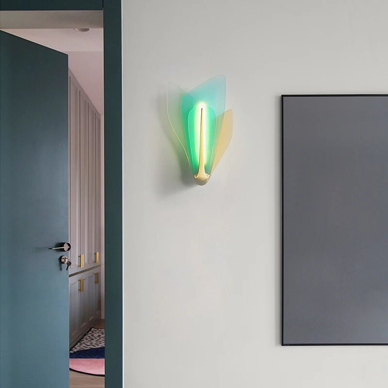 Applique murale de chevet tout en cuivre
