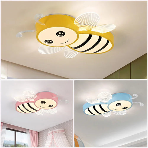 lampe led intelligente en forme d'abeille avec intensité réglable - vue 5 sur 9