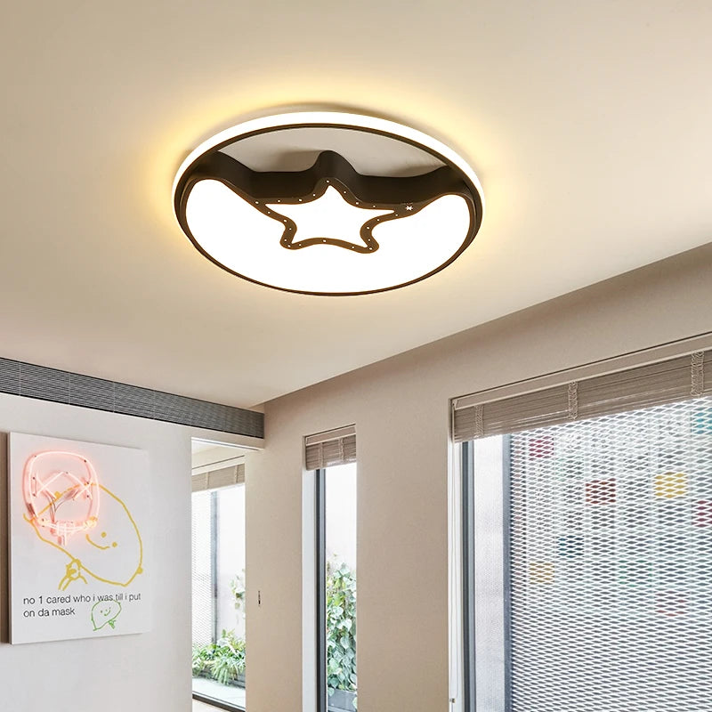 plafonnier avec télécommande pour un éclairage moderne intérieur - vue 4 sur 10