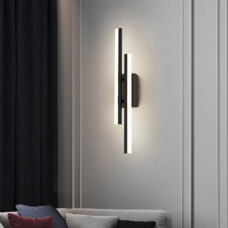 Minimalist nordic LED wall lamp creative atmosphere - vue 5 sur 7