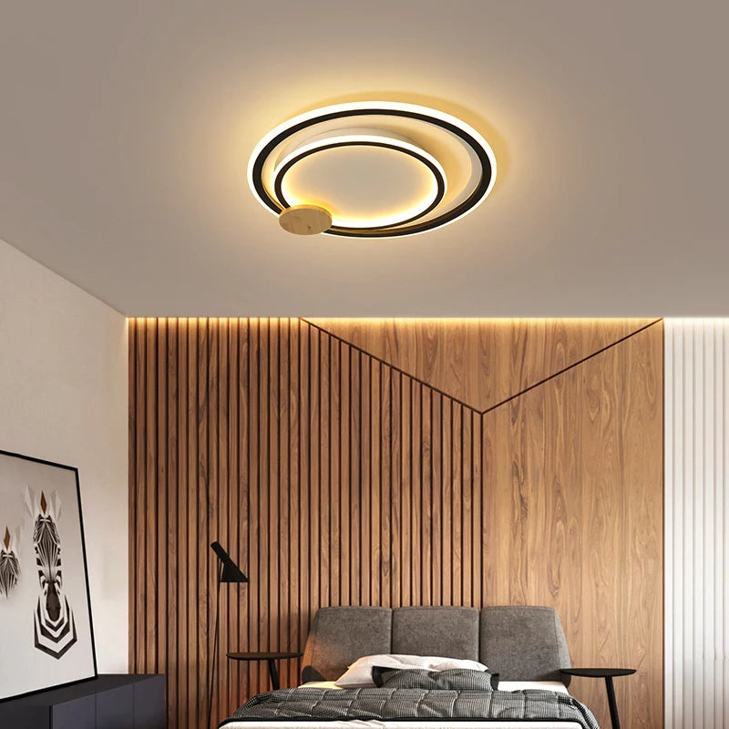 plafonnier led moderne en aluminium design pour intérieur élégant - vue 2 sur 8