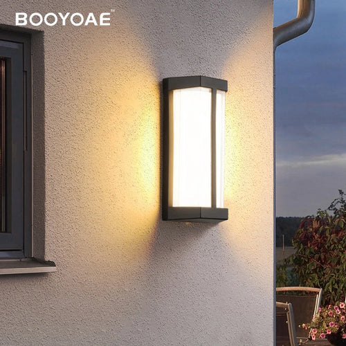 Applique murale extérieure LED entrée balcon numéro de maison jardin porche IP65 moderne 110V 220V terrasse étanche éclairage mural - vue 3 sur 6