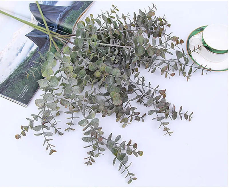 plantes artificielles branche eucalyptus décoration mariage et jardin - vue 5 sur 8