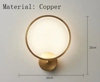 applique murale led moderne lumineuse pour décoration intérieure