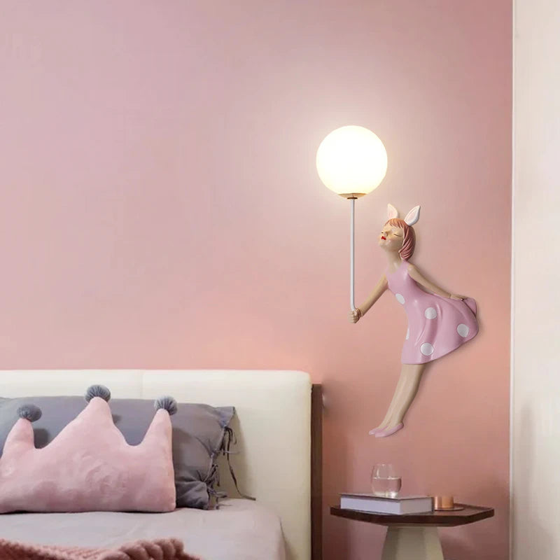 applique murale ballon pour chambre d'enfant créative et moderne - vue 5 sur 8