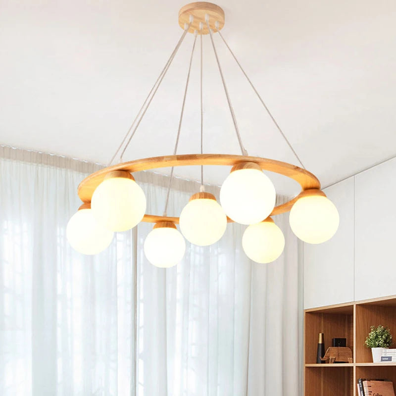 lustre nordique magique haricot créatif pour restaurant - vue 7 sur 9