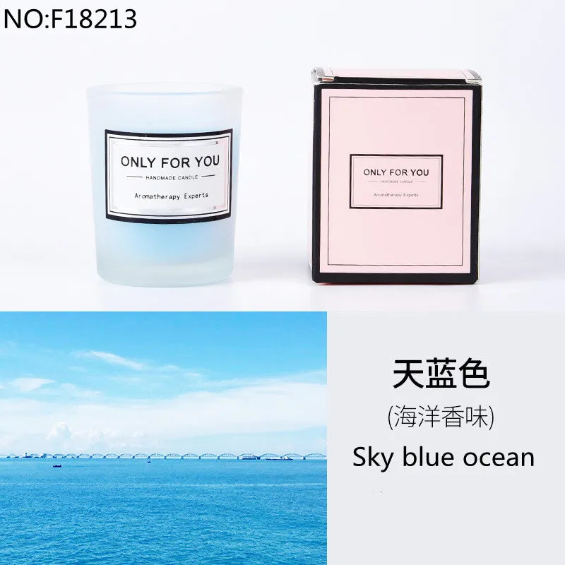 bougie parfumée romantique en cire de soja artisanale avec huiles essentielles - vue 18 sur 26