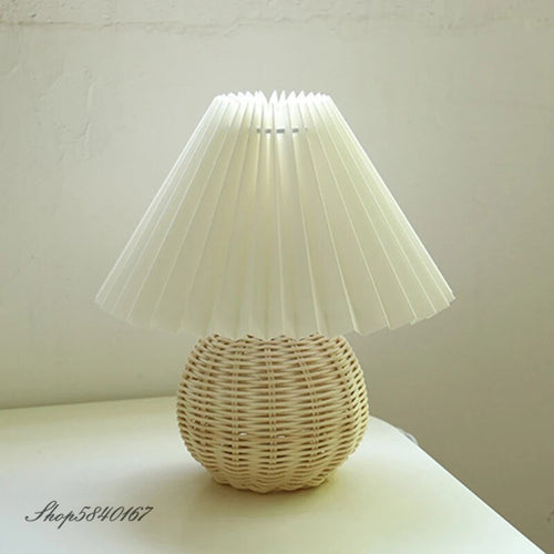Lampe de table plissée coréenne - vue 20 sur 25