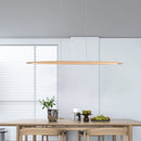 lustre led moderne créatif en noyer décoration nordique