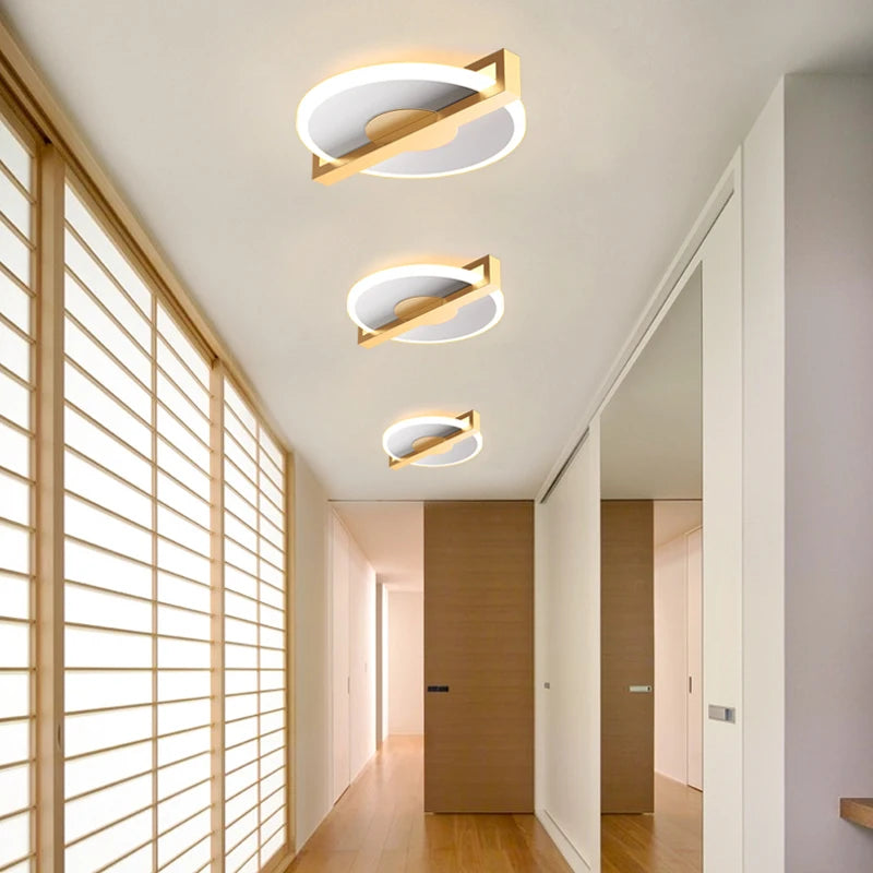 plafonnier led moderne pour éclairage intérieur style nordique - vue 7 sur 16