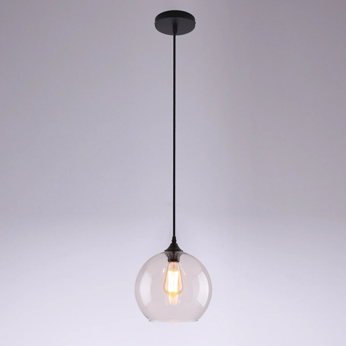 Suspension boule de verre design - vue 6 sur 10
