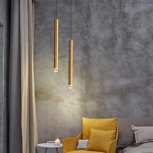 Luxury minimalist pendant light for modern interior decor - vue 3 sur 10