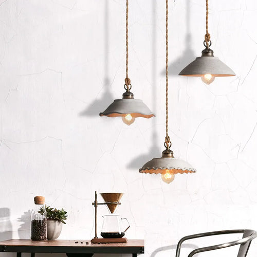 Suspension LED loft style industriel - vue 3 sur 11