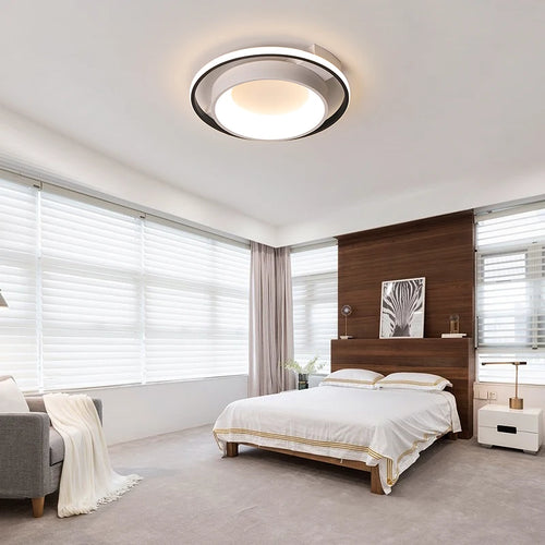 plafonnier led moderne pour éclairage intérieur esthétique - vue 5 sur 6