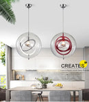 lustre étoile en verre design nordique personnalisé pour intérieur moderne