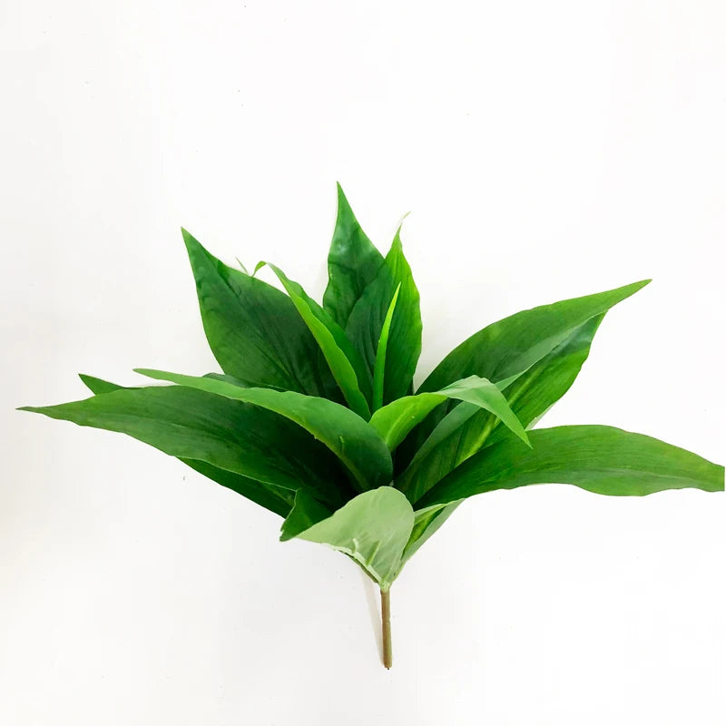 5 fourches de plantes tropicales artificielles pour décoration intérieure - vue 10 sur 9