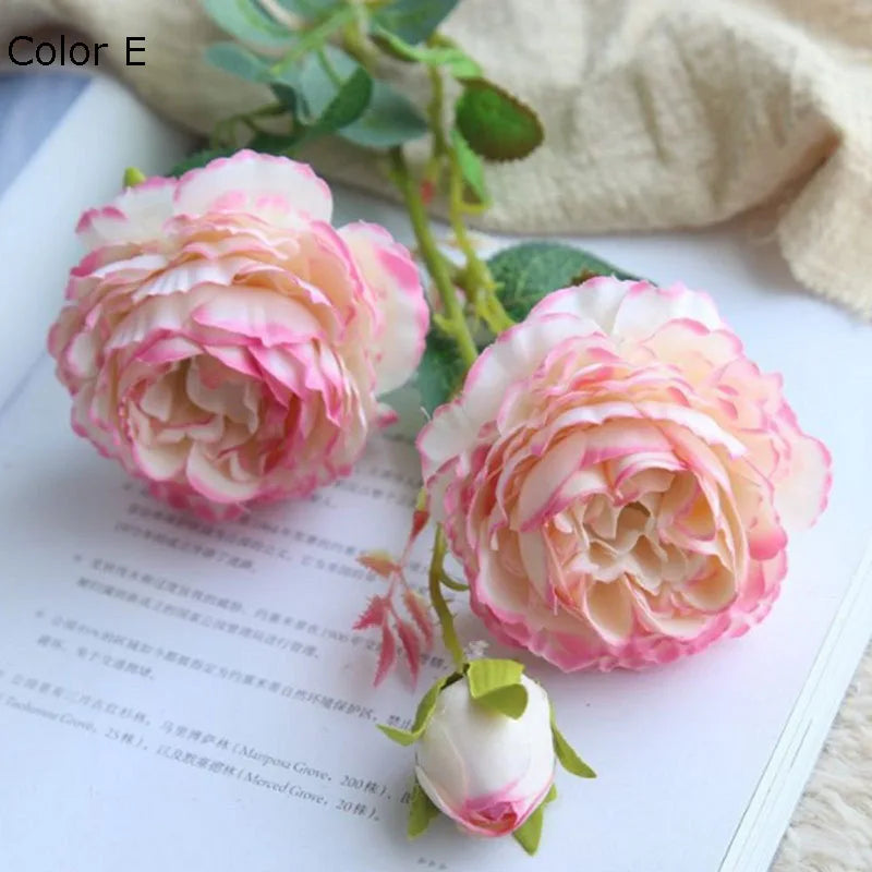 têtes de rose en soie artificielle pour décoration mariage et fête - vue 15 sur 16