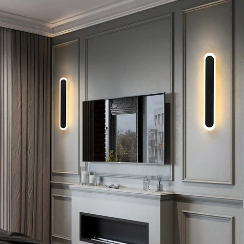 LED applique murale extérieure moderne étanche IP65 porche jardin balcon porte phare terrasse escalier décoration éclairage mural - vue 5 sur 6