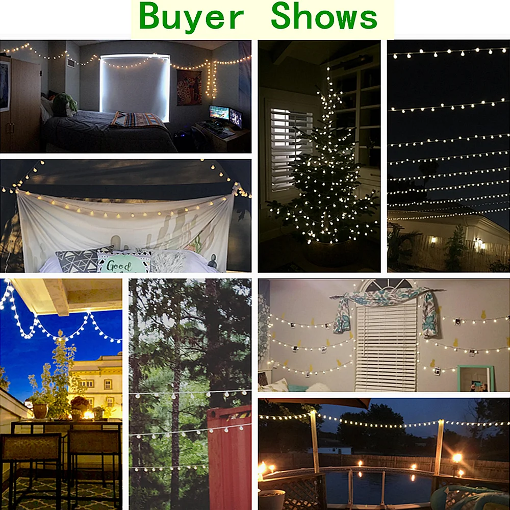guirlande lumineuse led usb et batterie pour fêtes et décorations - vue 7 sur 8