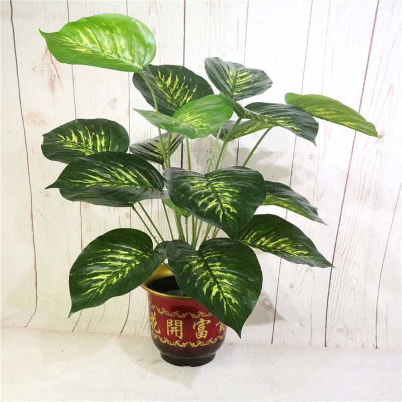 plantes artificielles tropicales monstera pour décoration intérieure - vue 4 sur 9
