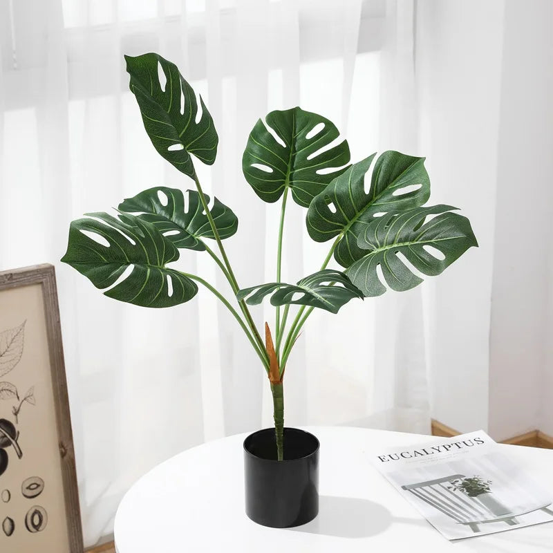 plante monstera artificielle pour décoration intérieure et extérieure - vue 6 sur 22