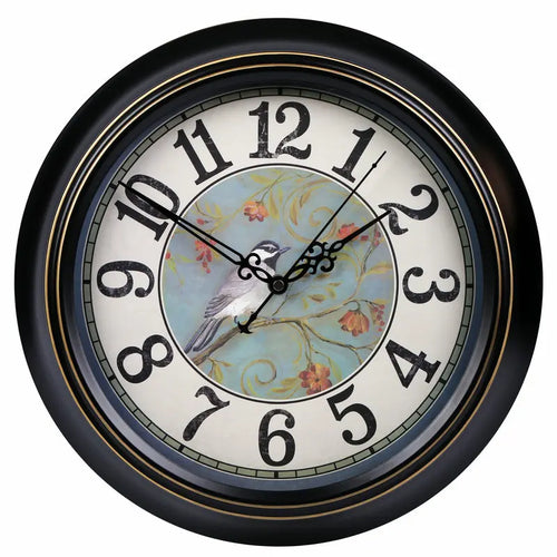 horloge murale silencieuse rétro style shabby chic décoration intérieure