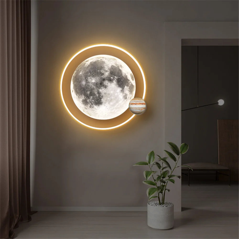 applique murale led télécommandée décorative pour intérieur moderne - vue 3 sur 14