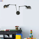 iwhd 2 heads vintage industrial loft LED wall light