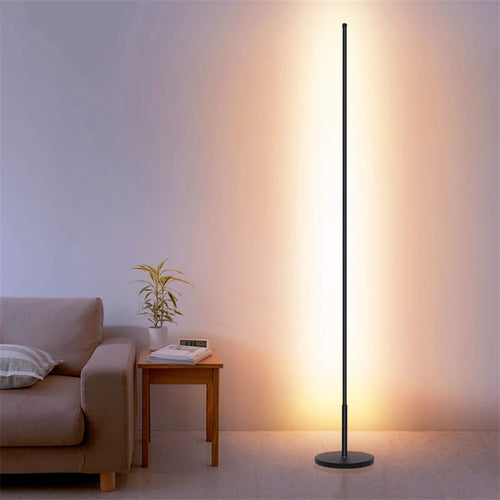 Lampadaire LED moderne salon minimaliste - vue 2 sur 8