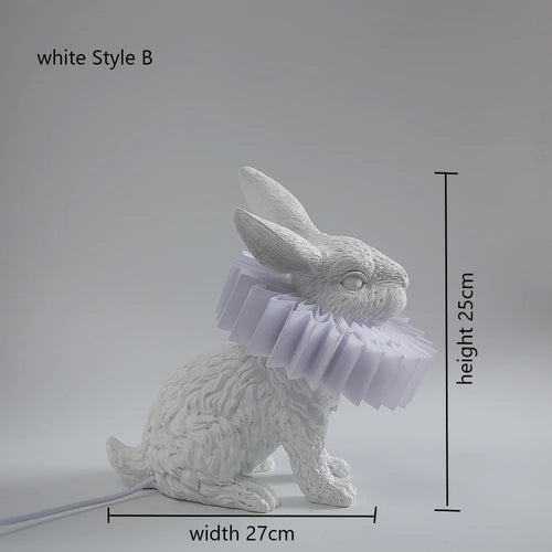 Lampe de table en forme de lapin pour chambre à coucher - vue 9 sur 15