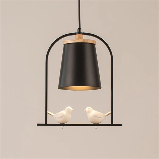Nordic minimalist vintage pendant light for modern restaurants