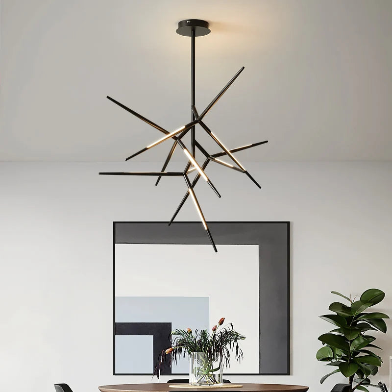 lustre postmoderne créatif simple personnalité concepteur molécule - vue 5 sur 6