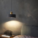 Minimalist modern retro loft pendant light with lampshade for kitchen, dining room, bedroom, restaurant