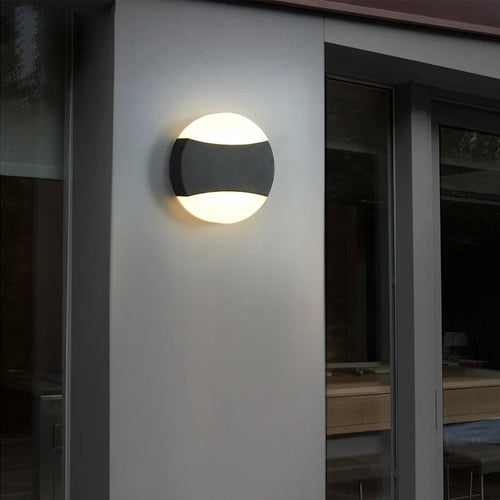 Applique murale extérieure lampe de terrasse porche avant appliques murales extérieures modernes maison de jardin appliquer applique murale étanche éclairage mural - vue 5 sur 8