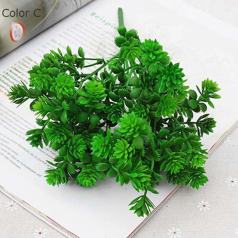 28 têtes de plantes succulentes artificielles pour décoration mariage jardin - vue 8 sur 12